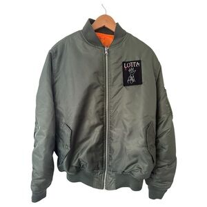Lotta Men's Green Bomber Jacket size XL